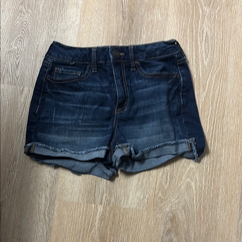 SO Blue Jean Shorts with Cuffed Hem